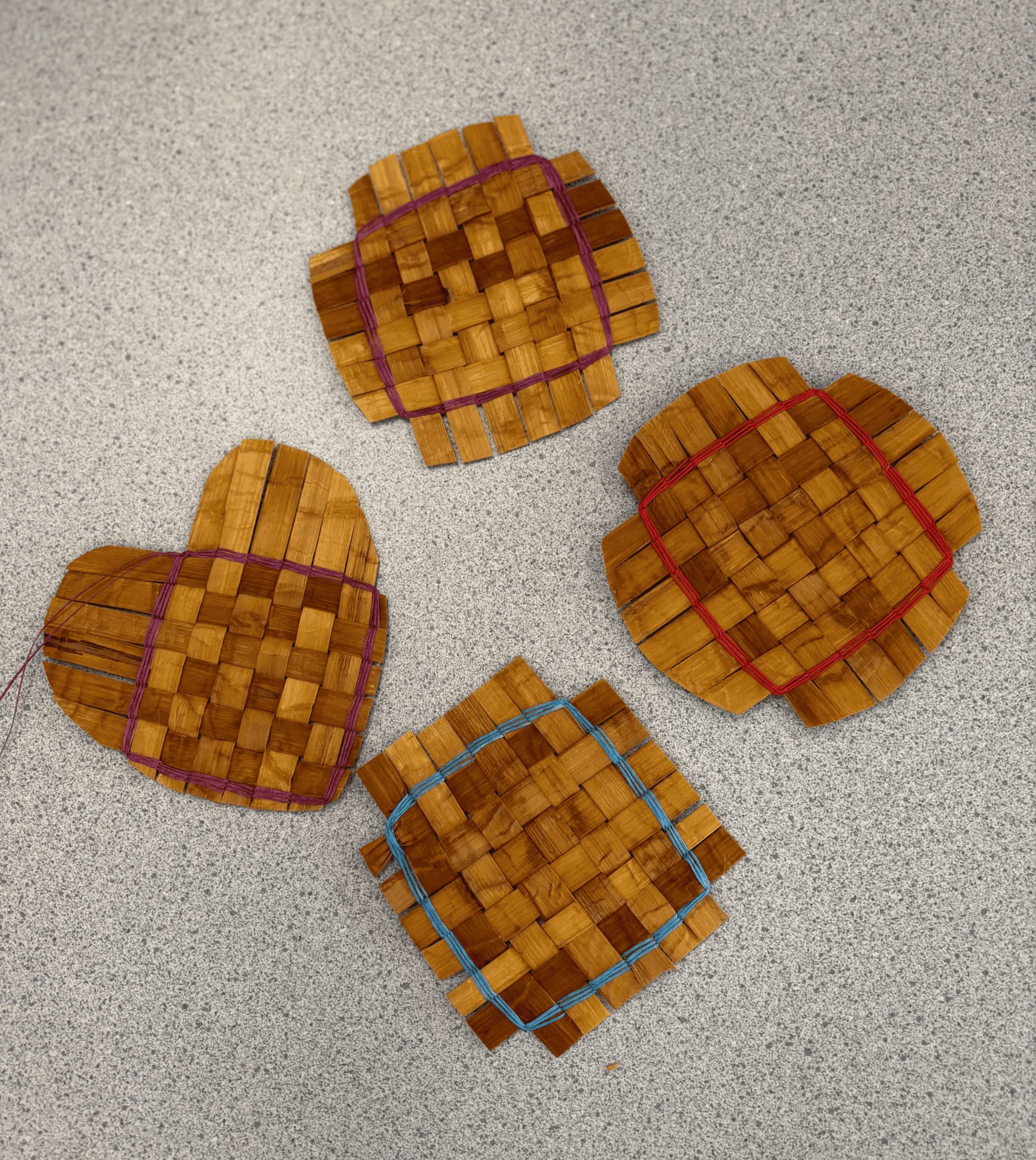 Cedar Woven Coasters